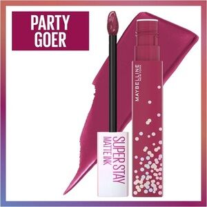 Maybelline SuperStay Matte Ink Liquid Lipstick, 410 Party Goer